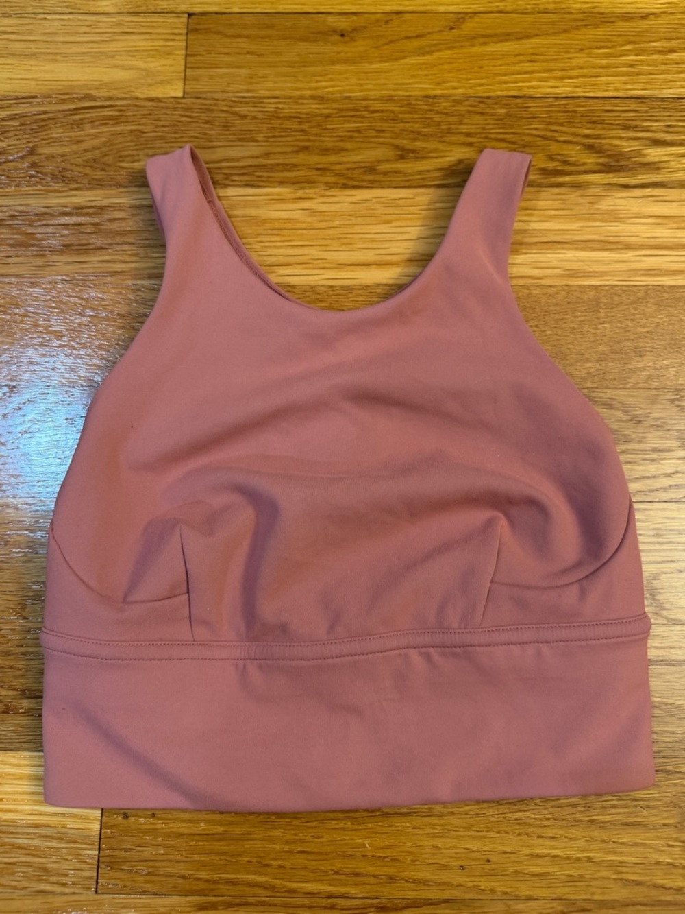 Lululemon Wunder Train Long-Line Bra *Medium Support, C/D Cups Deep Mauve - SZ 2